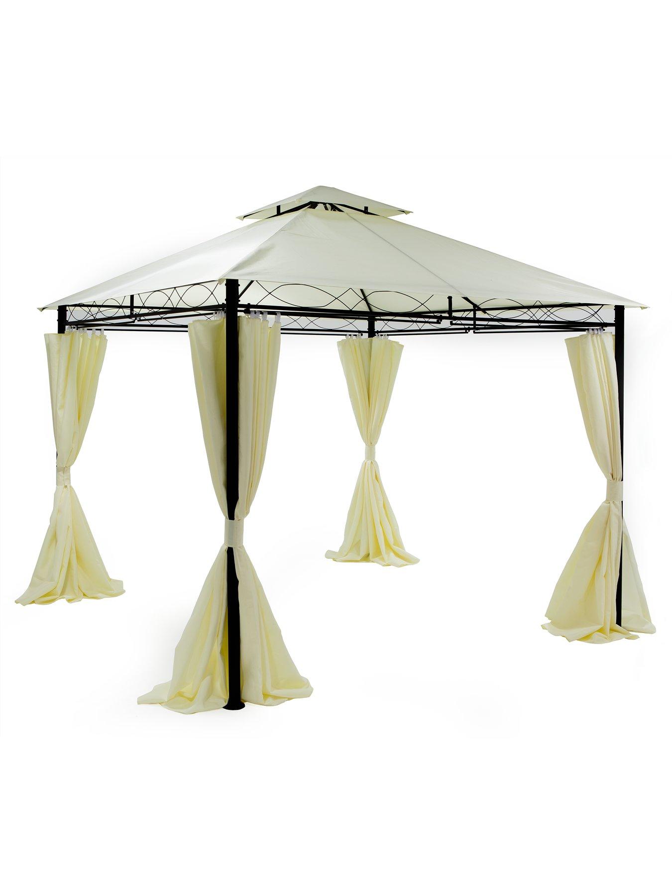 Image 5 of 6 of undefined 3 x 3M Metal Gazebo with 4 Side Panels