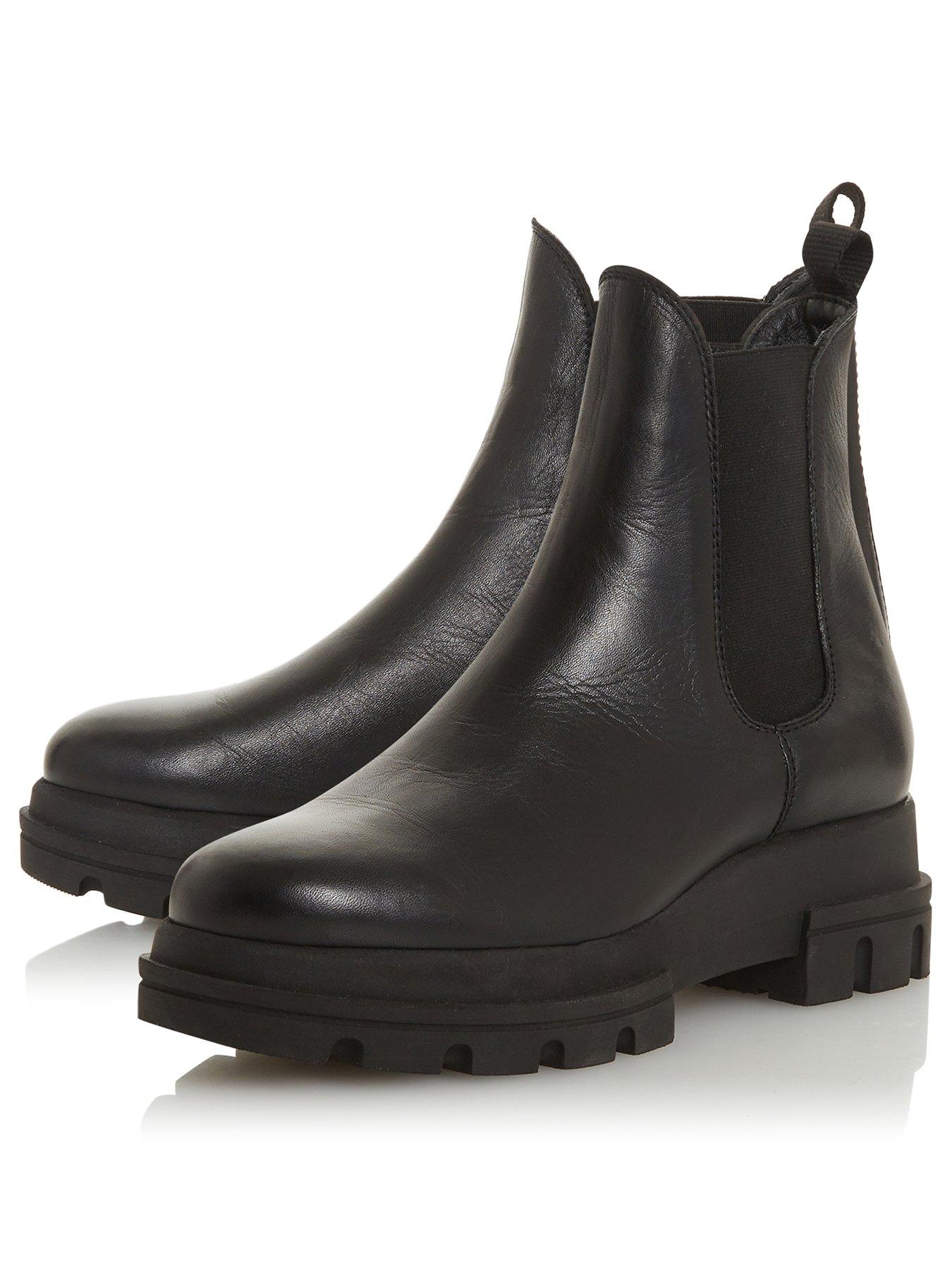 dune chelsea boots black