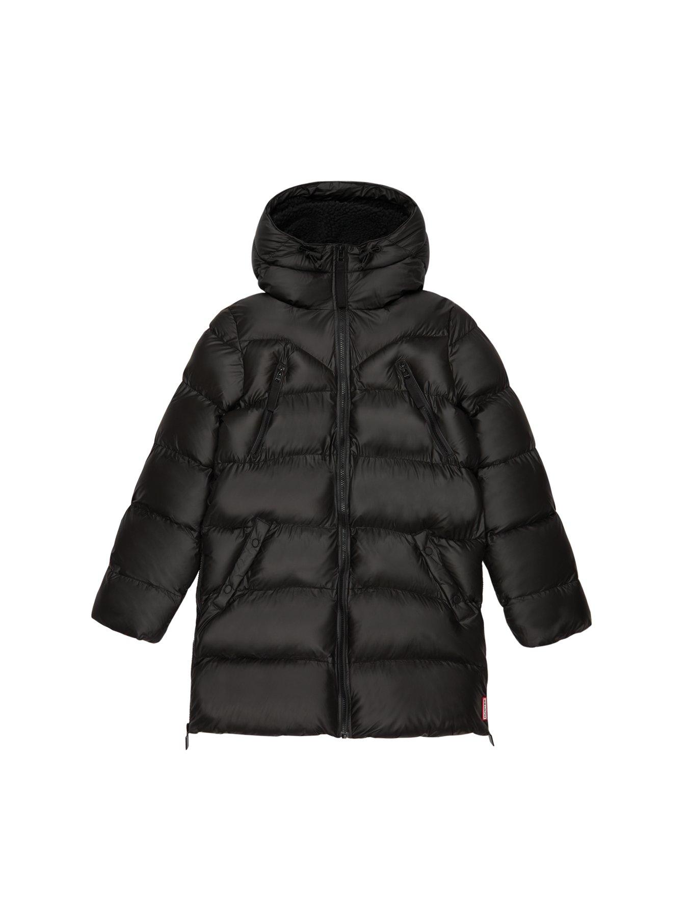 Hunter Original Padded Coat - Black, Black, Size Xl, Women|XL