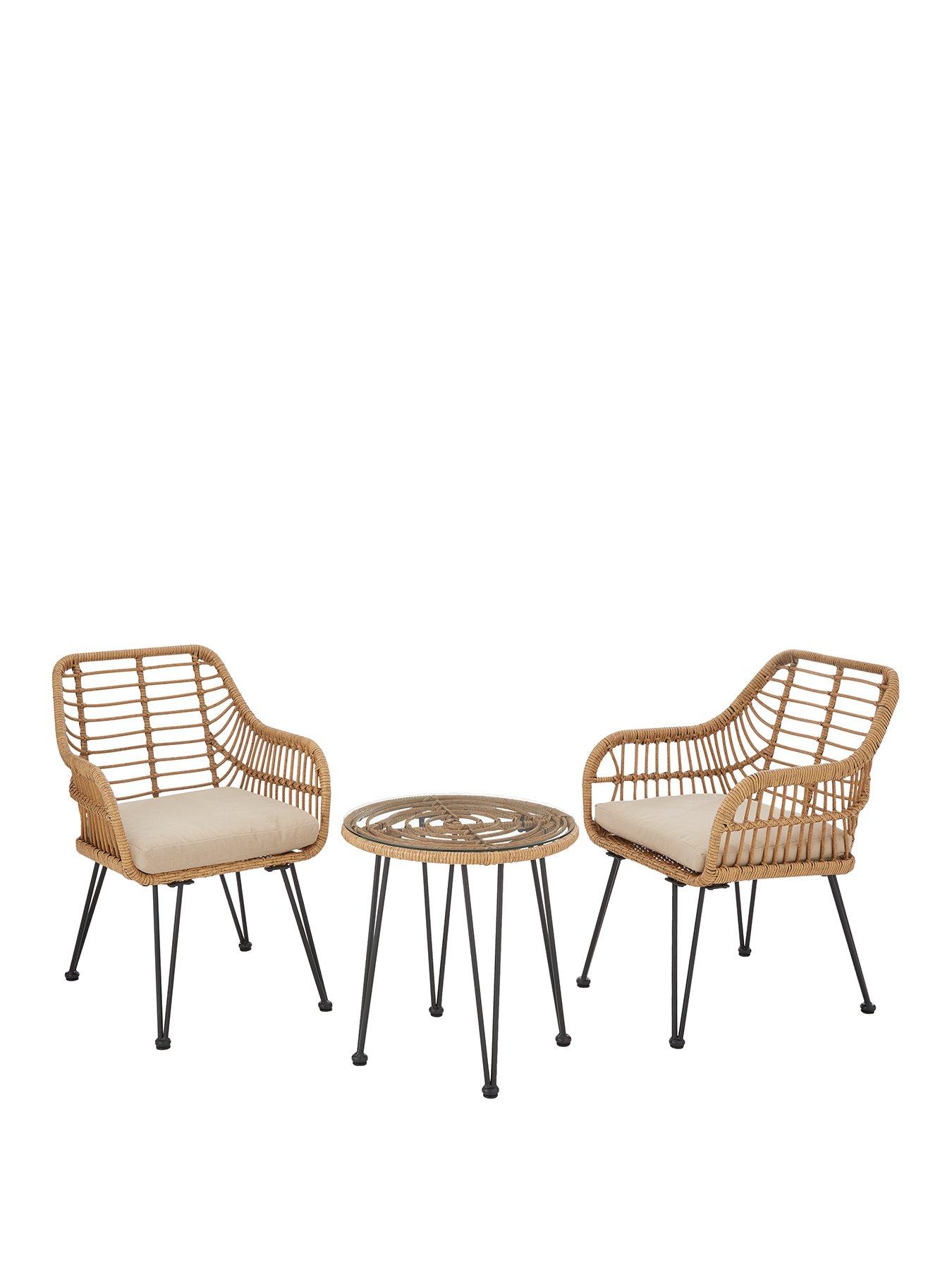 Cane deals bistro set