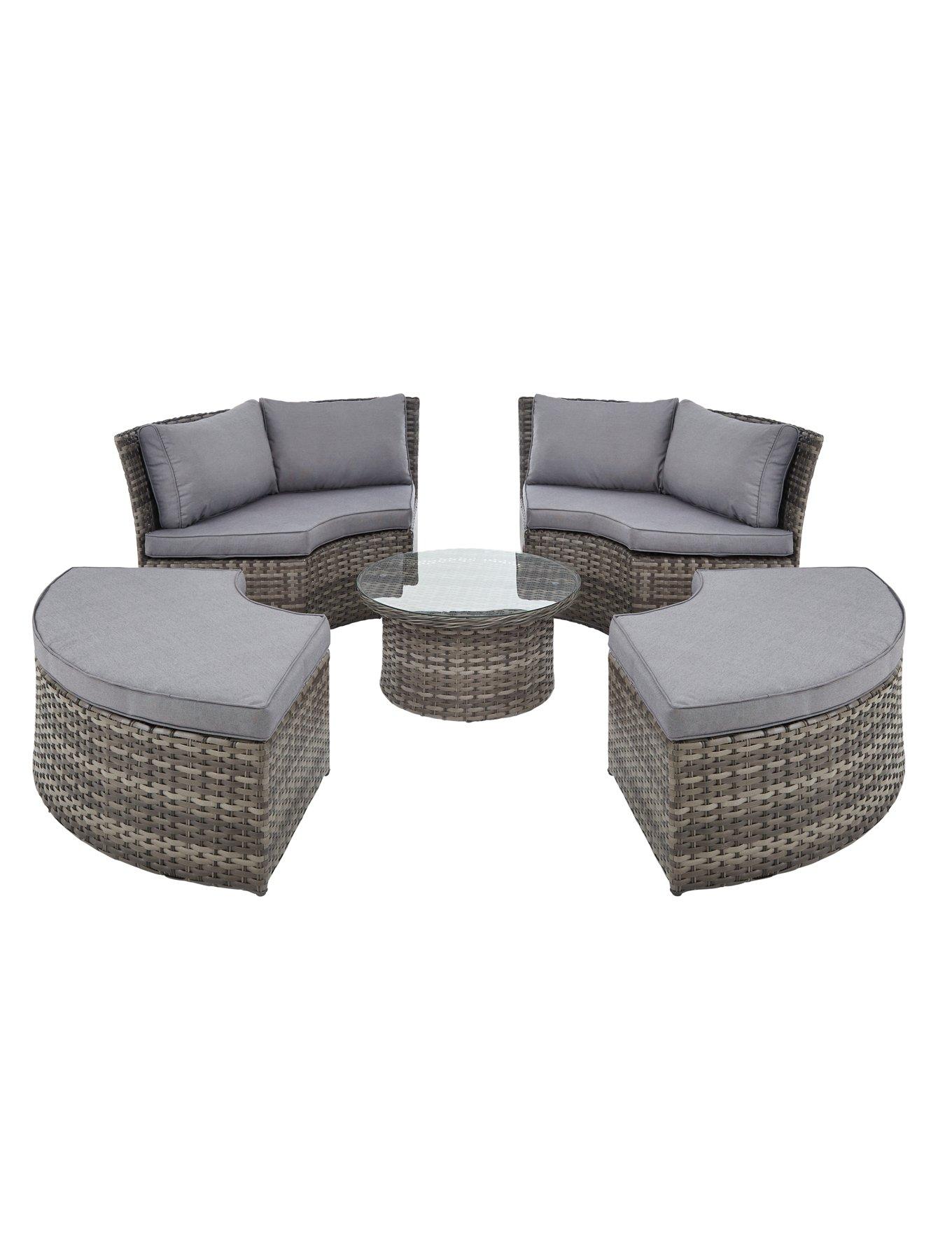 Aruba Compact Round Sofa Set & Day Bed | Very.co.uk