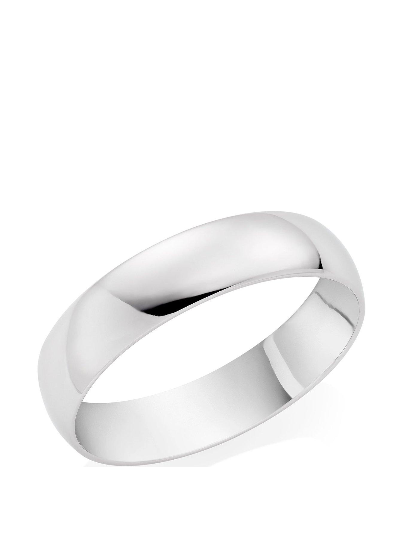 Beaverbrooks Platinum Men's Wedding Ring