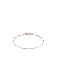 Beaverbrooks Silver and Rose Gold Plated Sparkle Anklet | very.co.uk