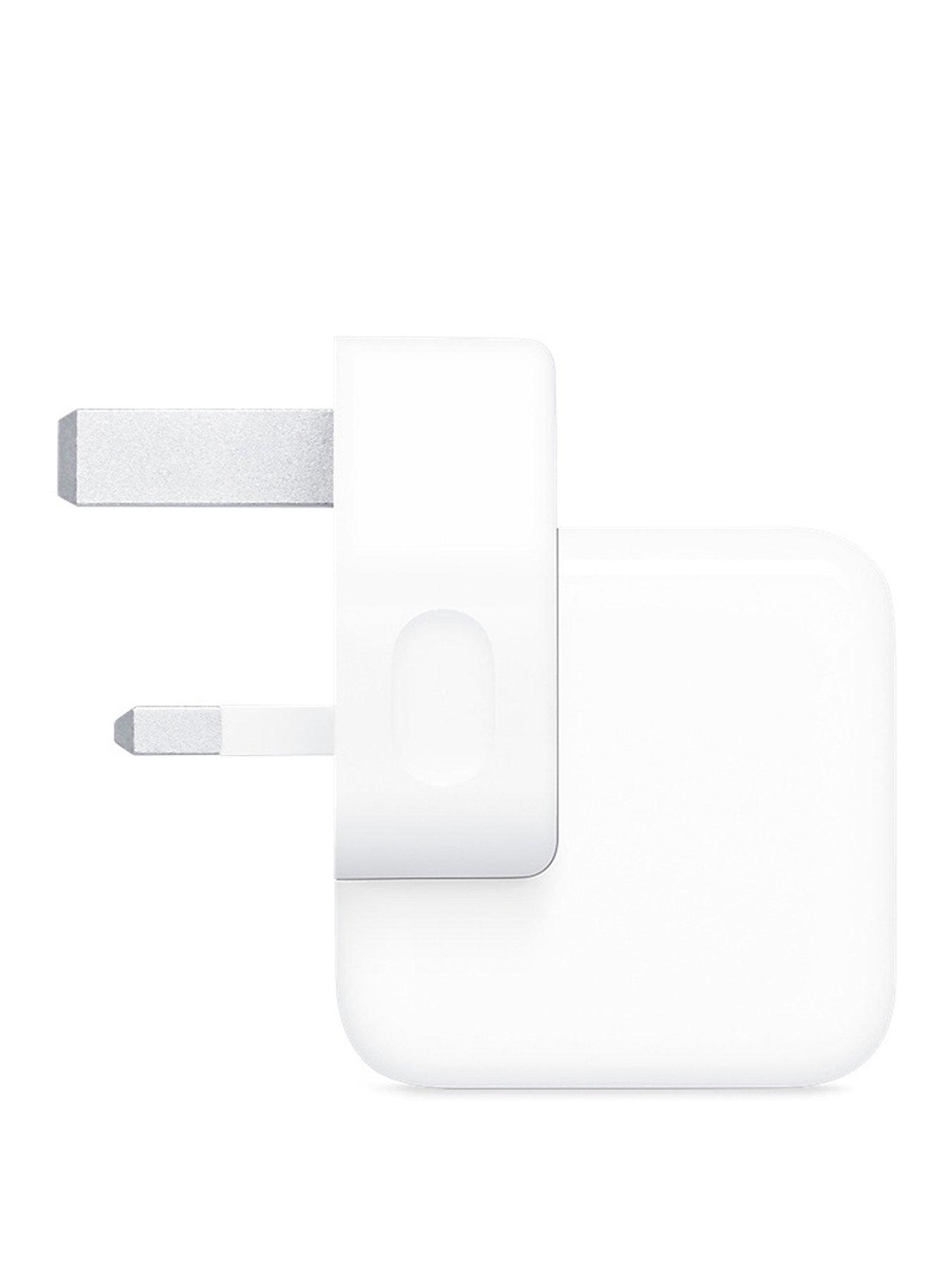 Apple 12W Genuine USB Wall Power Adapter Charger Lightning Cable for iPad  iPhone