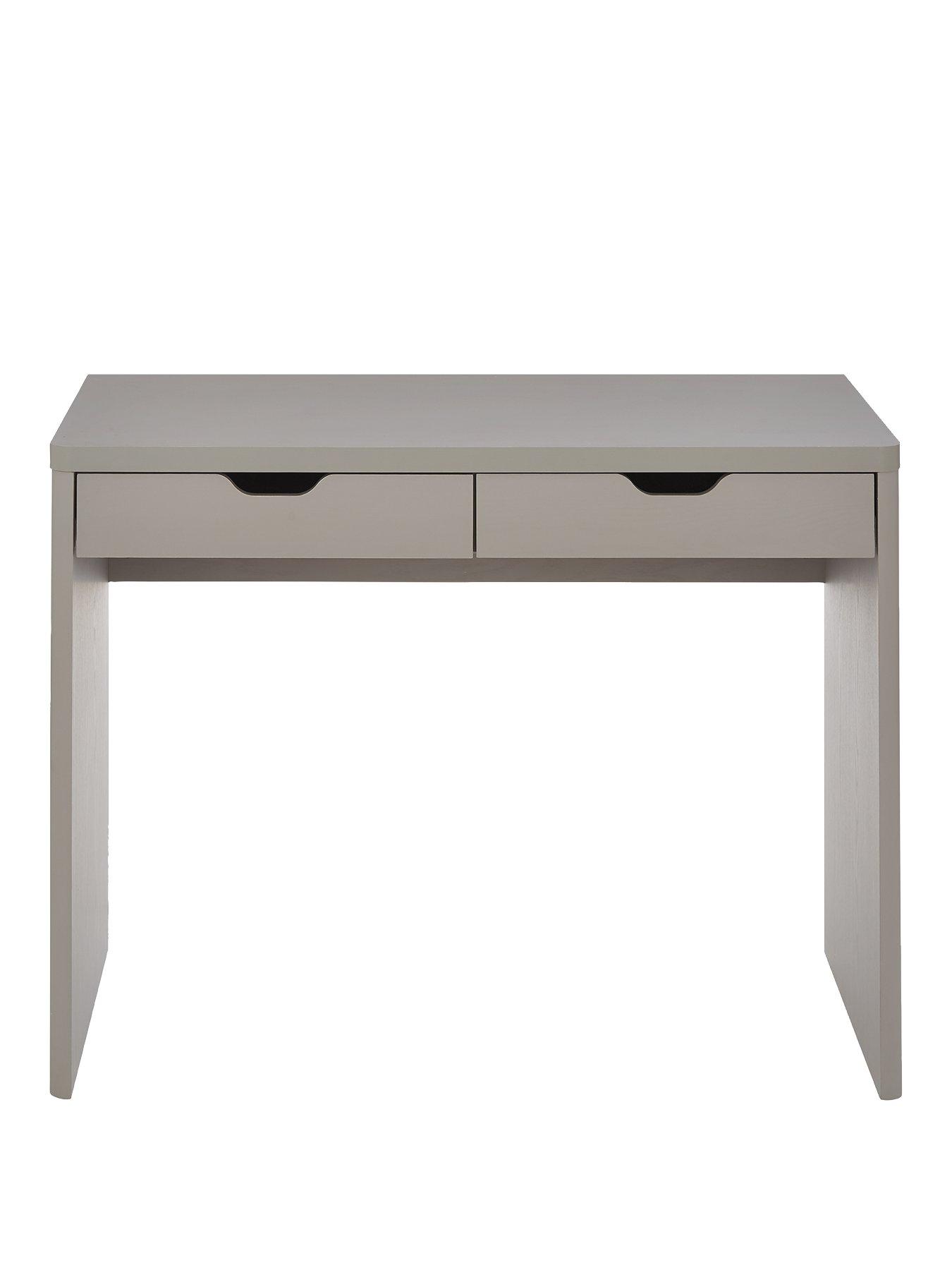 Very Home Aspen Desk Grey Oak very.co.uk