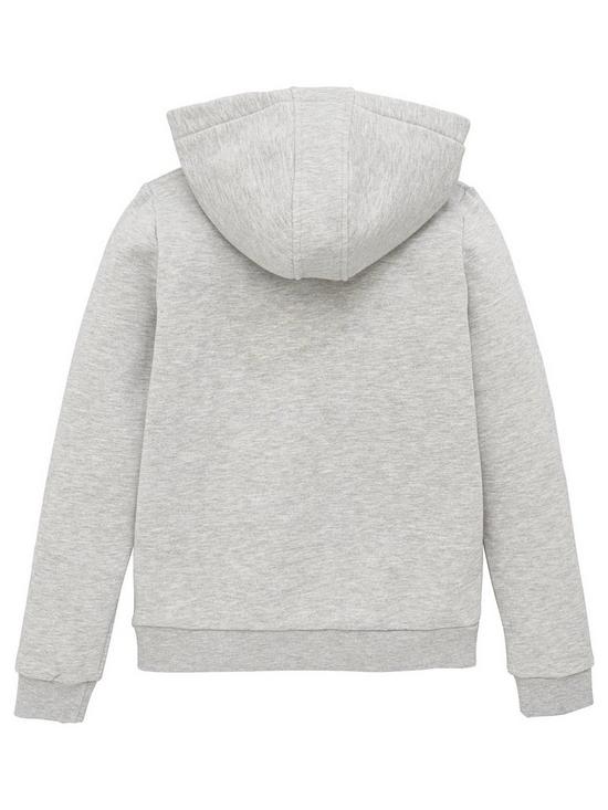 back image of rascal-boys-essential-hoodie-grey-marl