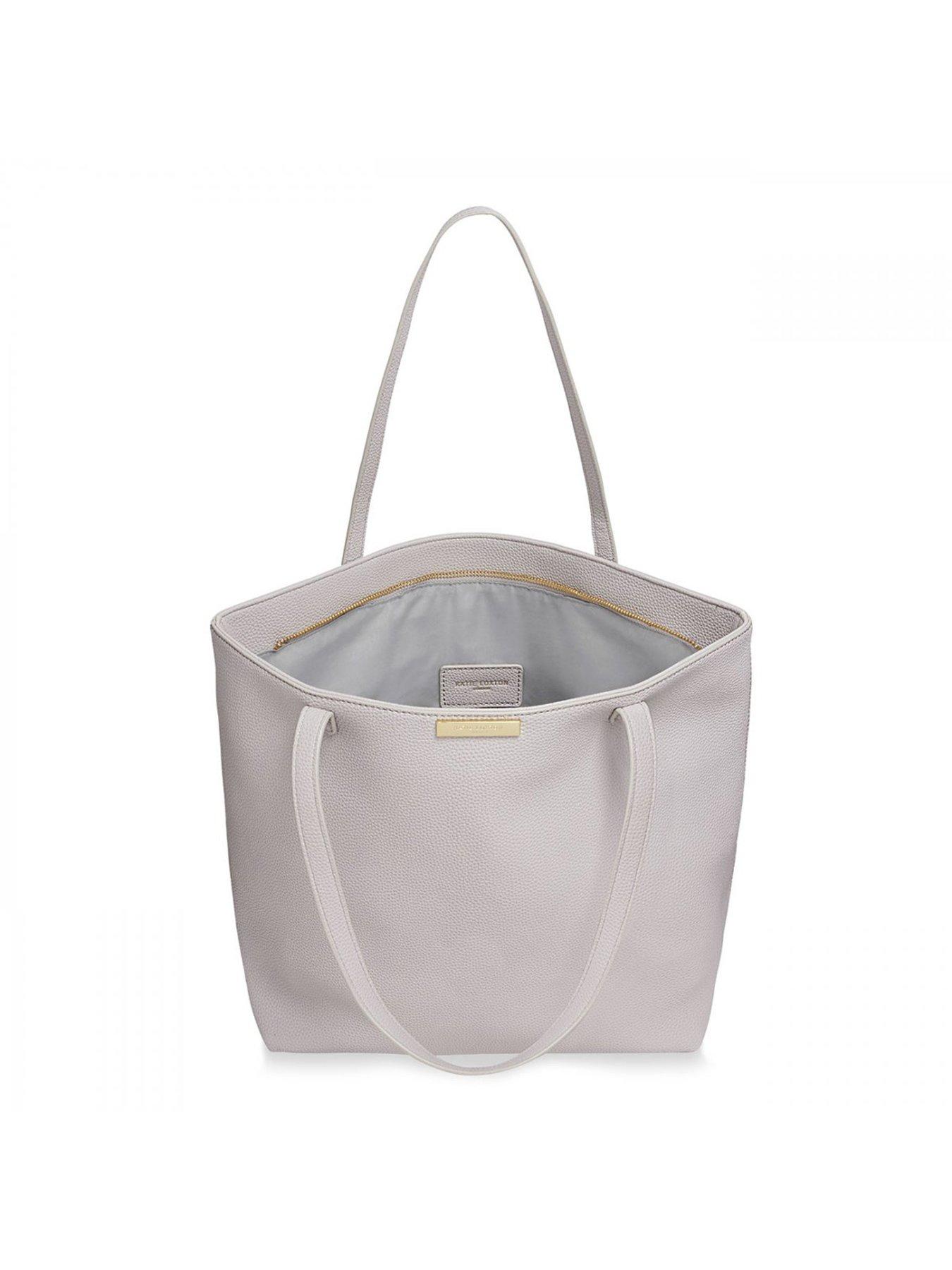 pale grey handbag