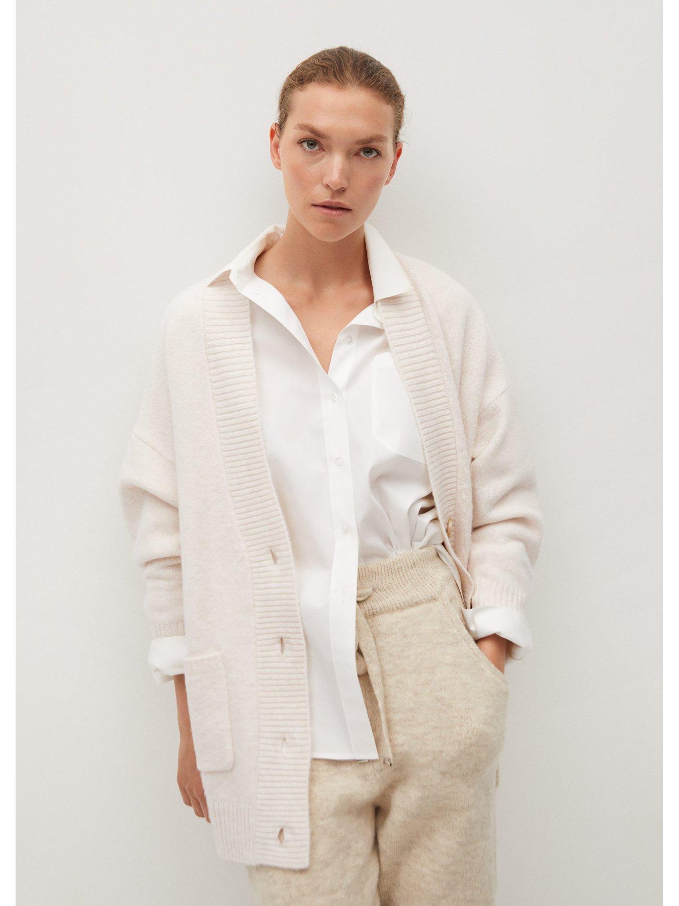 mango oversized cardigan