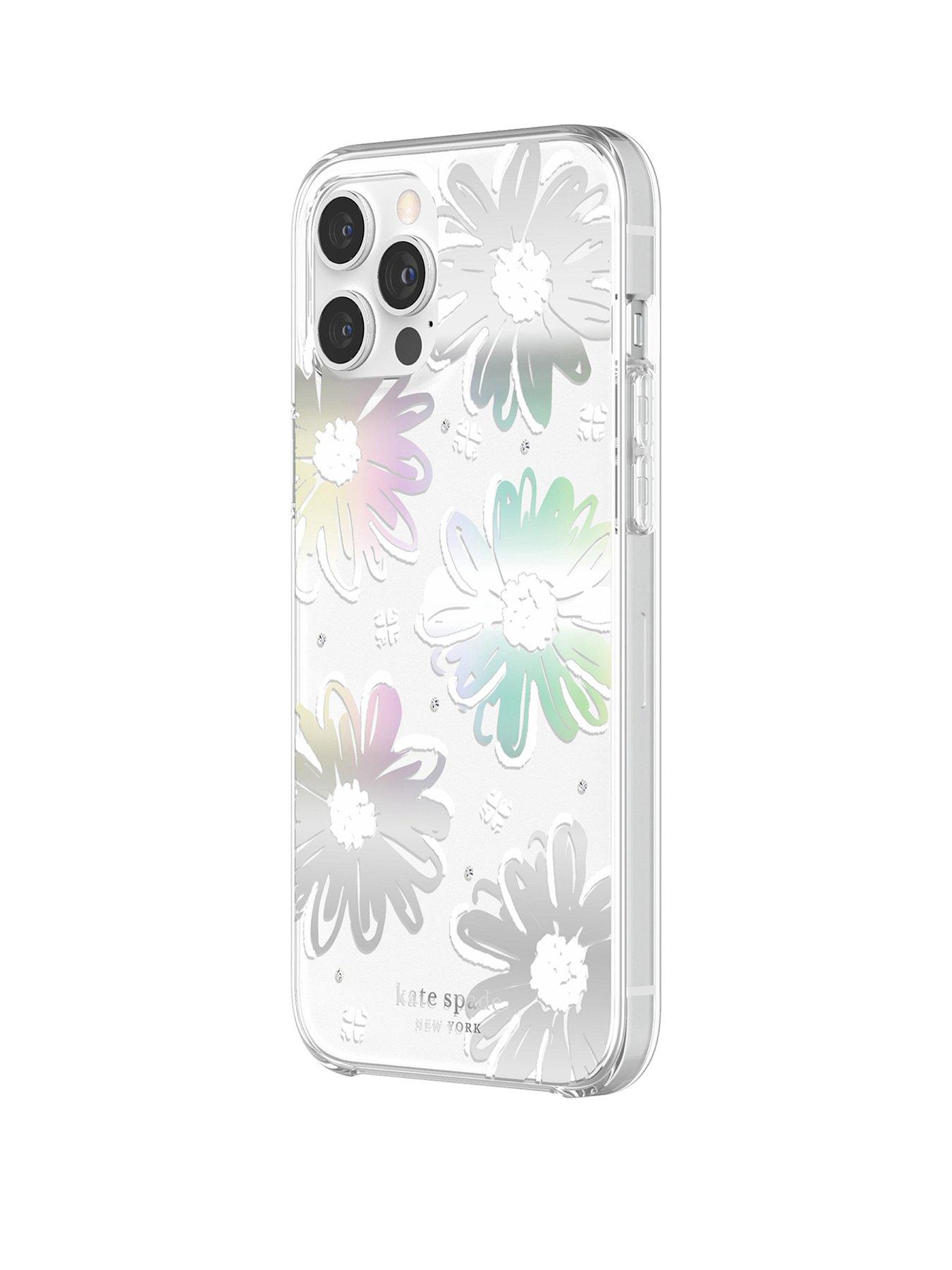 Kate Spade New York New York Hardshell Case For Iphone 12 Pro Max Daisy Iridescent Very Co Uk