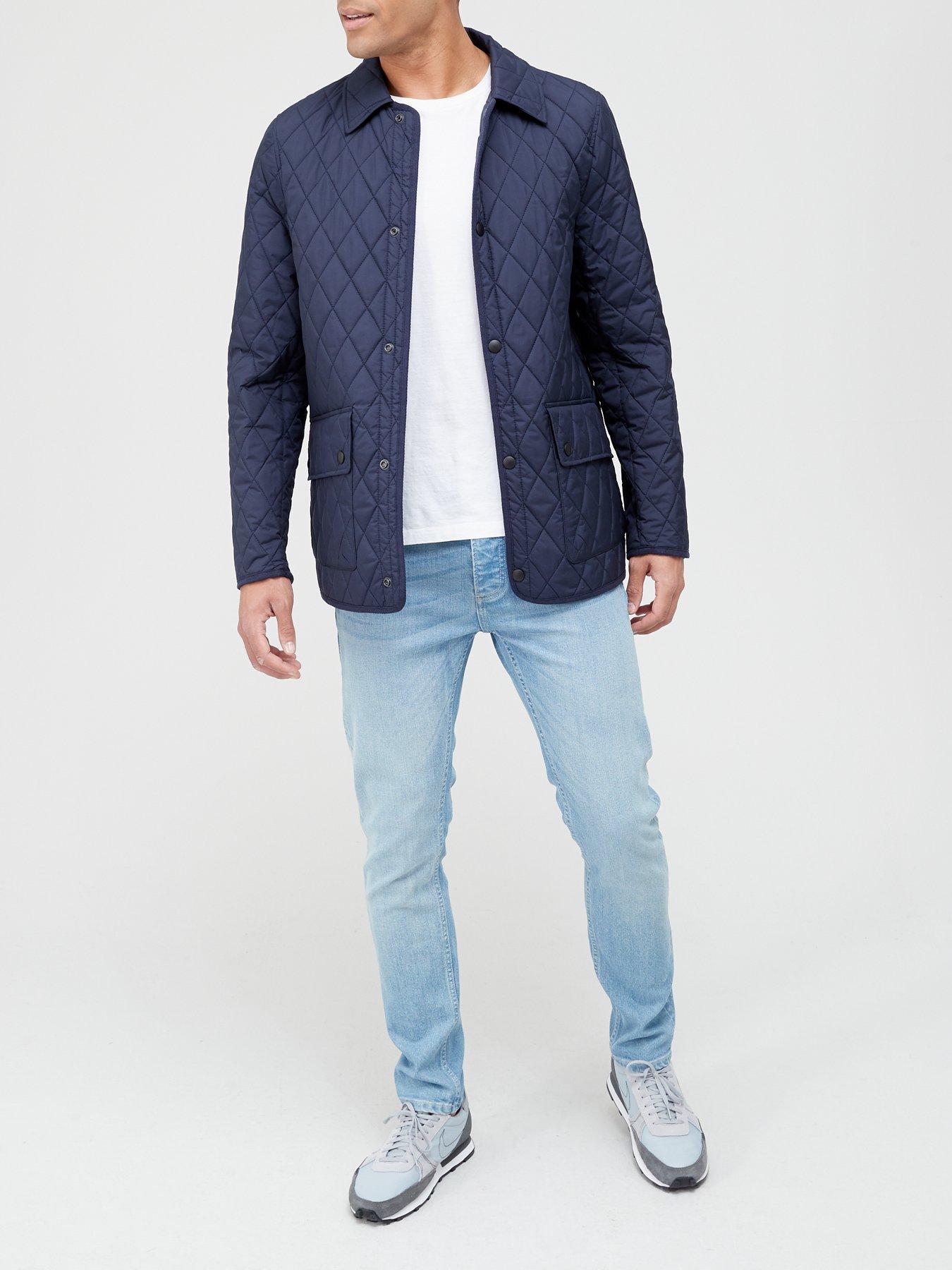 mens tall quilted jacket