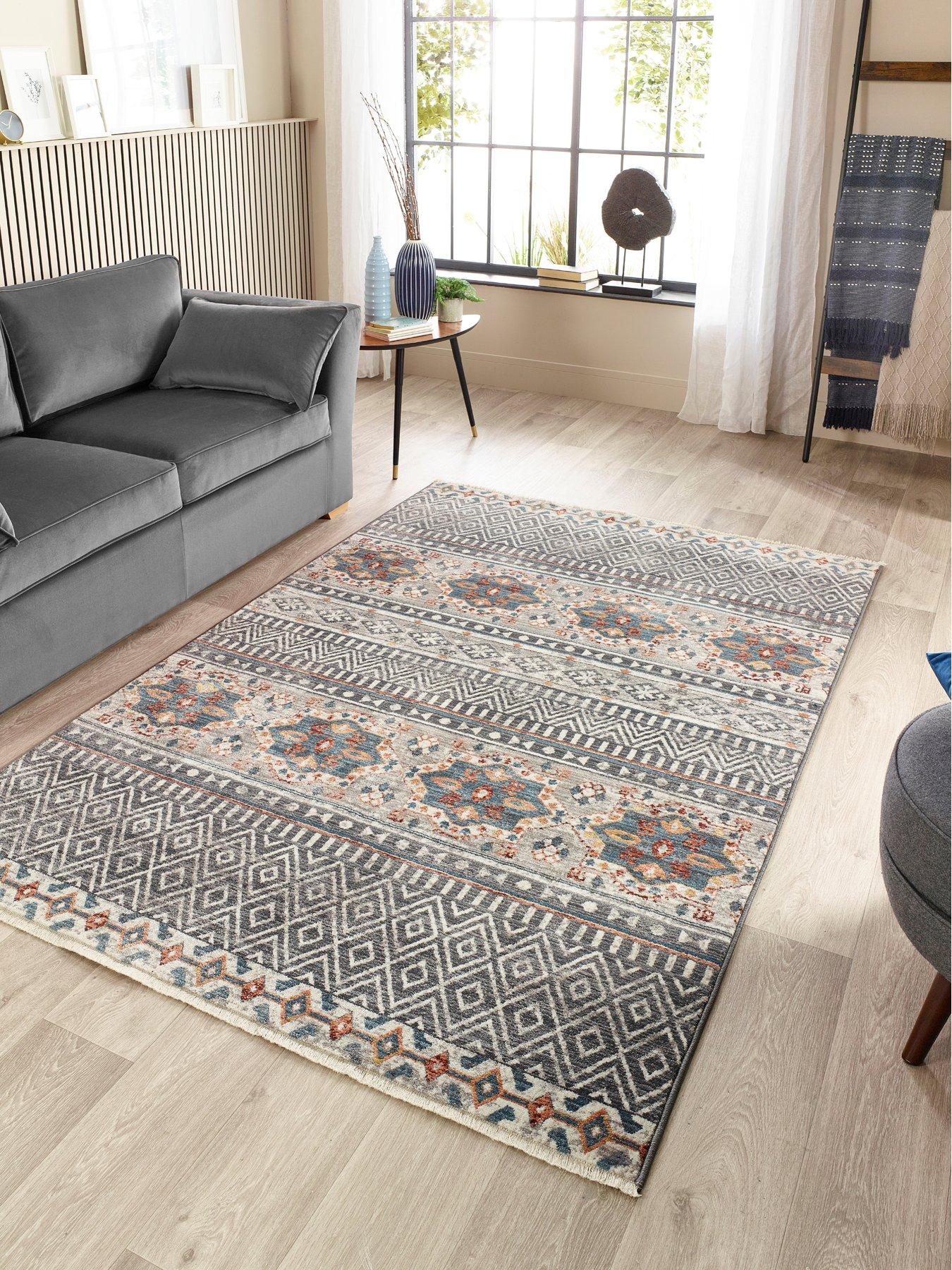 Product photograph of Origins Vintage Morocco Rug from very.co.uk