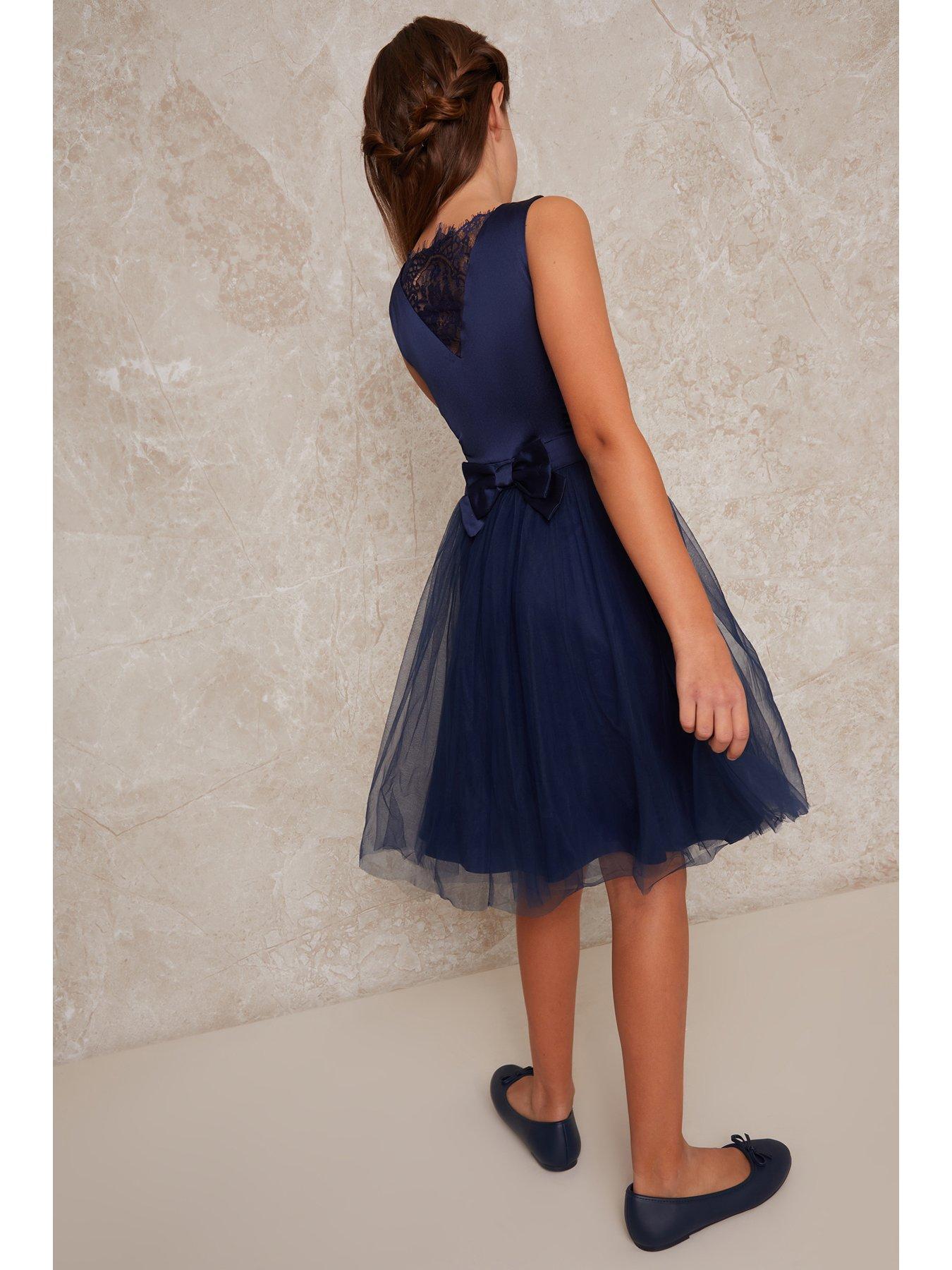 Chi chi london navy blue outlet dress