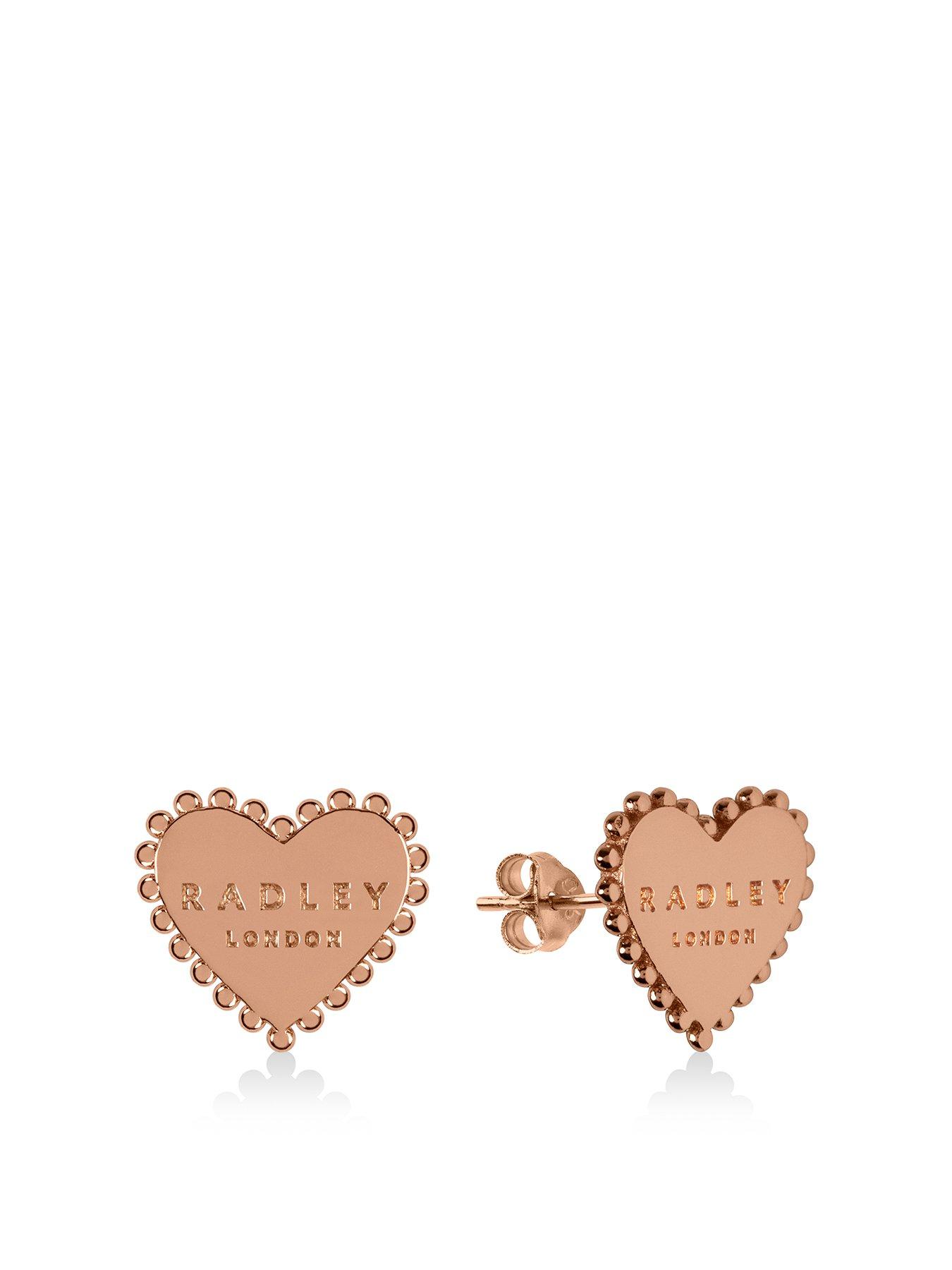 Radley rose gold earrings store