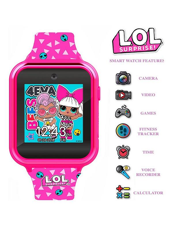 Tubería tablero Incentivo L.O.L Surprise! Full Display Printed Silicone Strap Kids Interactive Watch  | very.co.uk