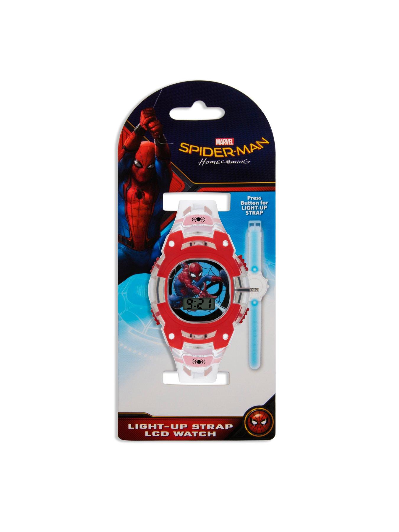 Spiderman watch light discount up