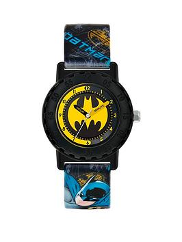 disney-batman-yellow-and-black-dial-printed-strap-kids-watch