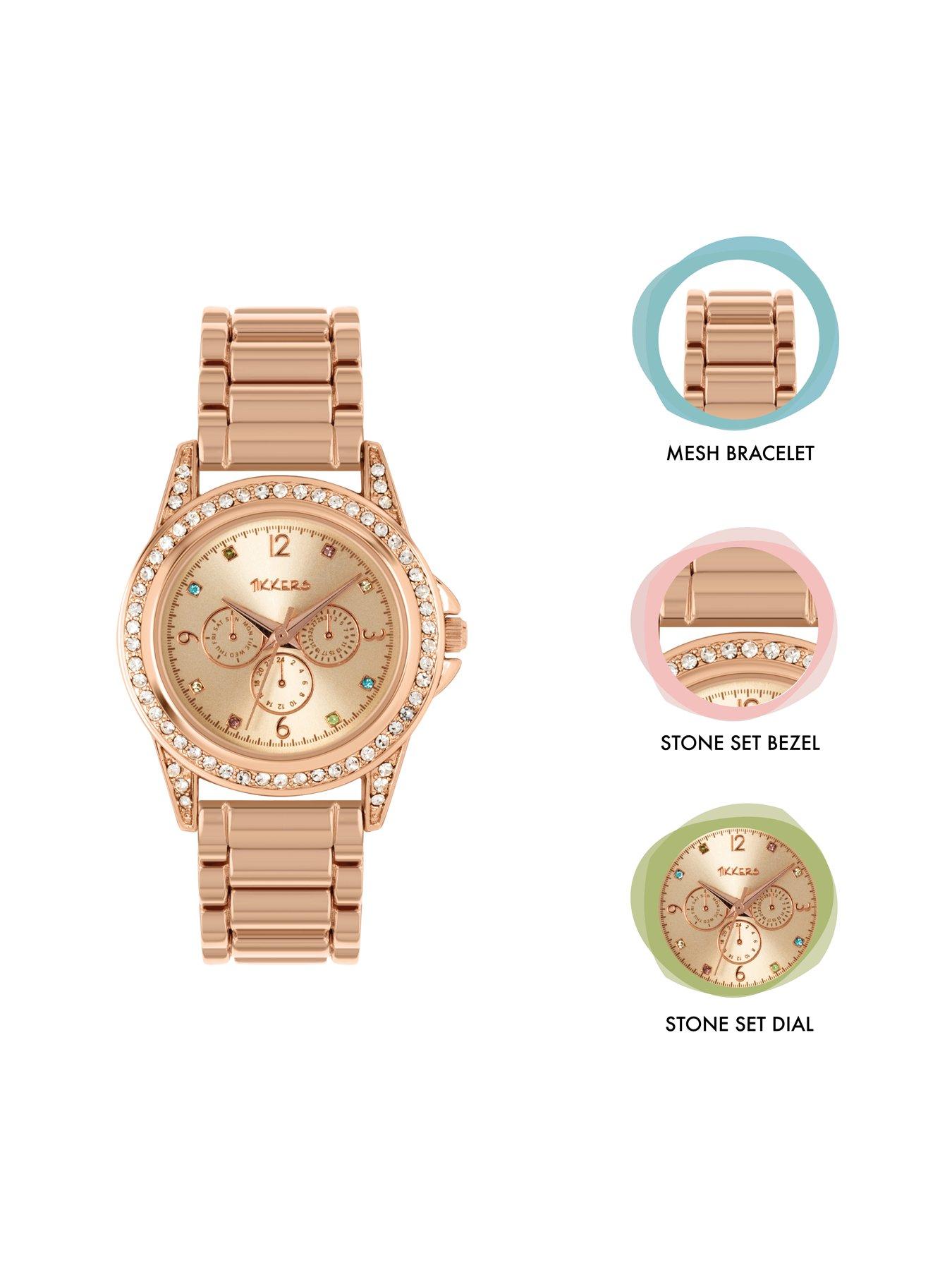 Kids rose gold outlet watch