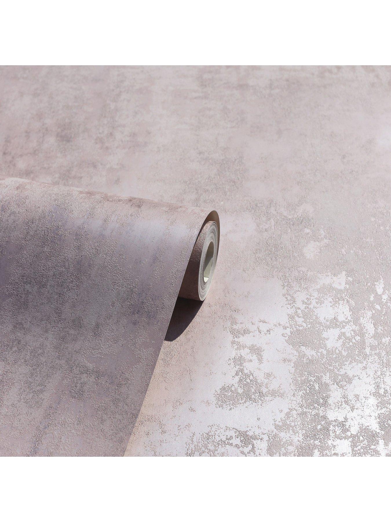 Image 2 of 4 of ARTHOUSE Stone Texture Pink / Rose Gold Wallpaper