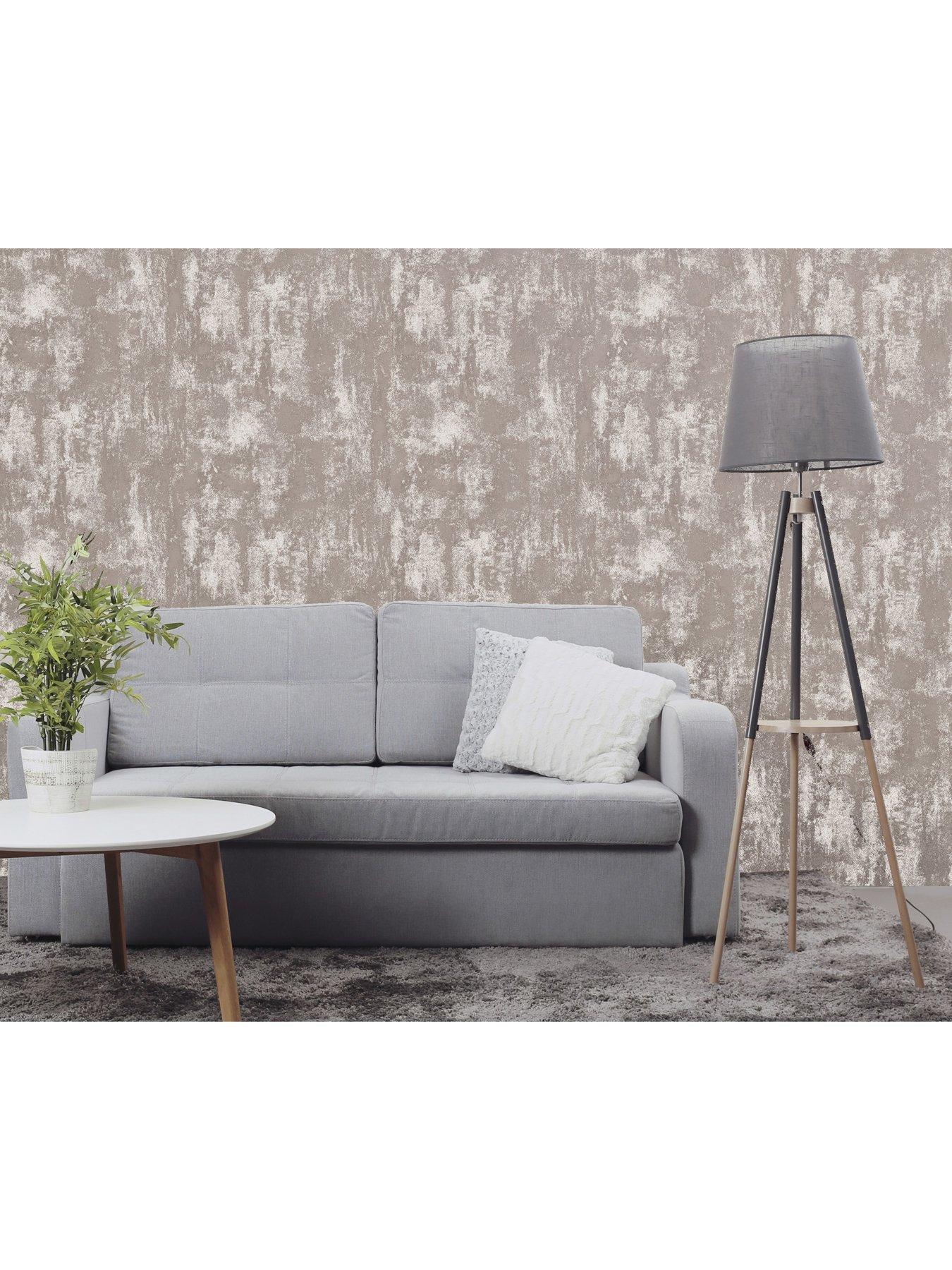 Image 4 of 4 of ARTHOUSE Stone Texture Pink / Rose Gold Wallpaper