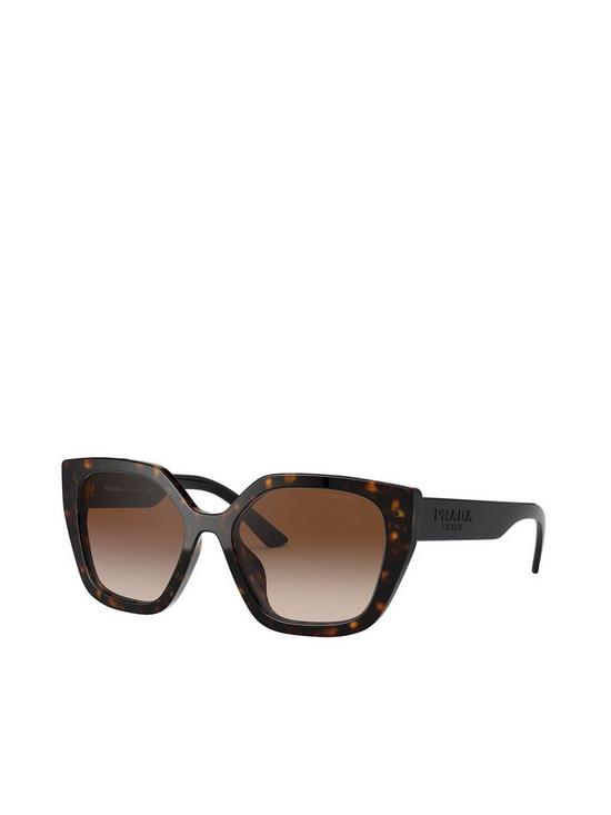 front image of prada-cateye-sunglasses--nbsphavana