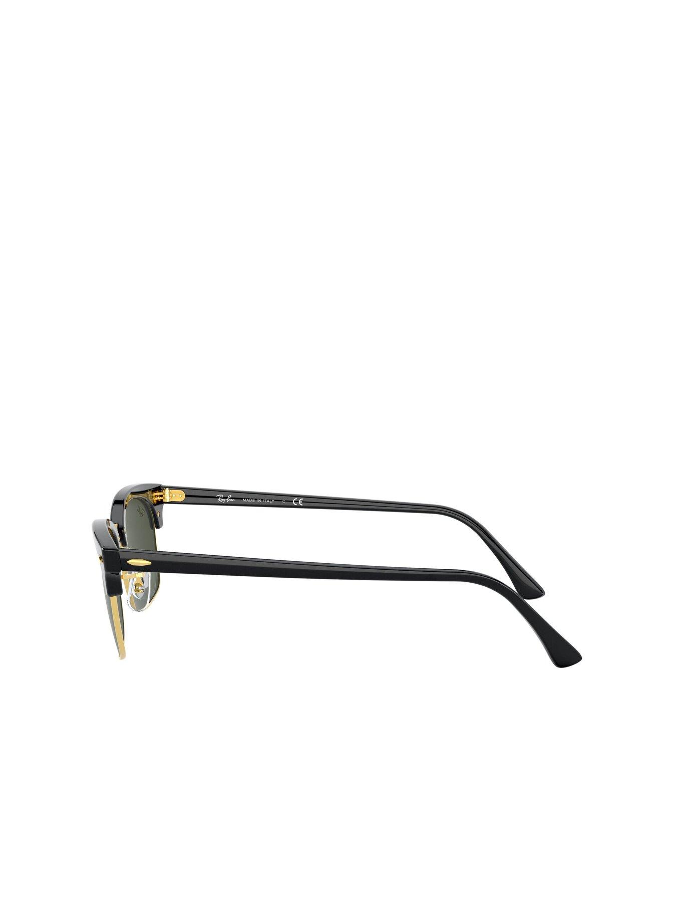Image 3 of 4 of Ray-Ban Clubmaster Sunglasses - Shiny Black&nbsp;