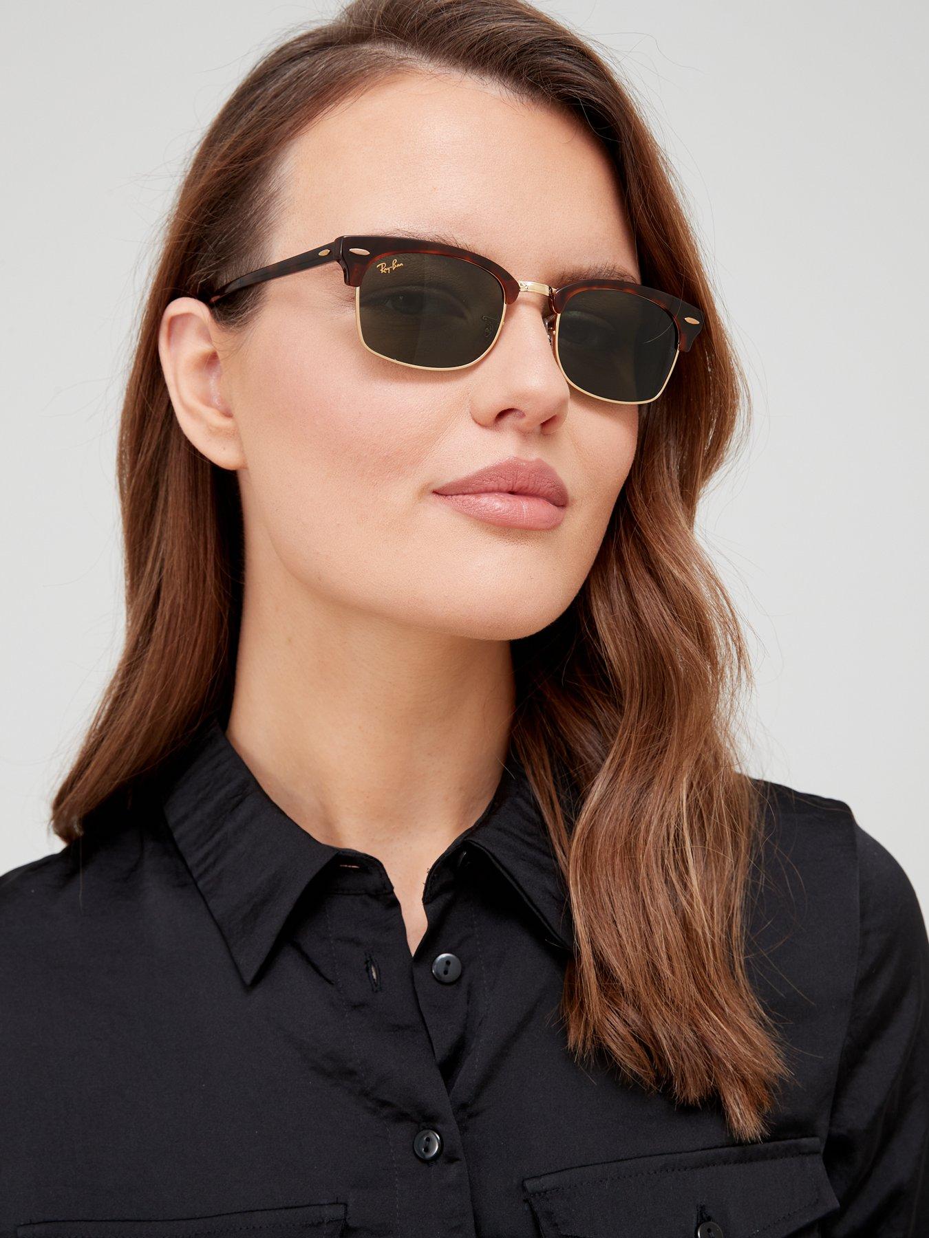 Black ray deals ban clubmaster sunglasses