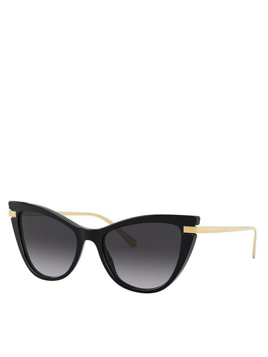 stillFront image of dolce-gabbana-cateye-sunglasses-blacknbsp