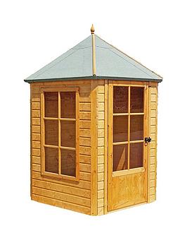 Shire Gazebo Shiplap Dip Treated Summerhouse 6X6 Ft - Shed Only