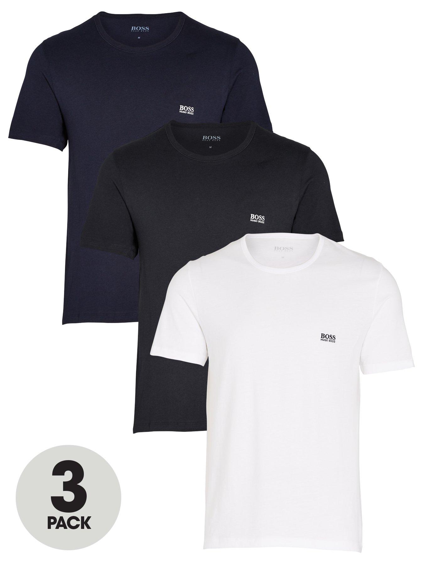 Nightwear & Loungewear Bodywear 3 Pack T-shirt - Black/White/Navy