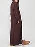  image of v-by-very-maxi-balloon-sleeve-cardigan-brown