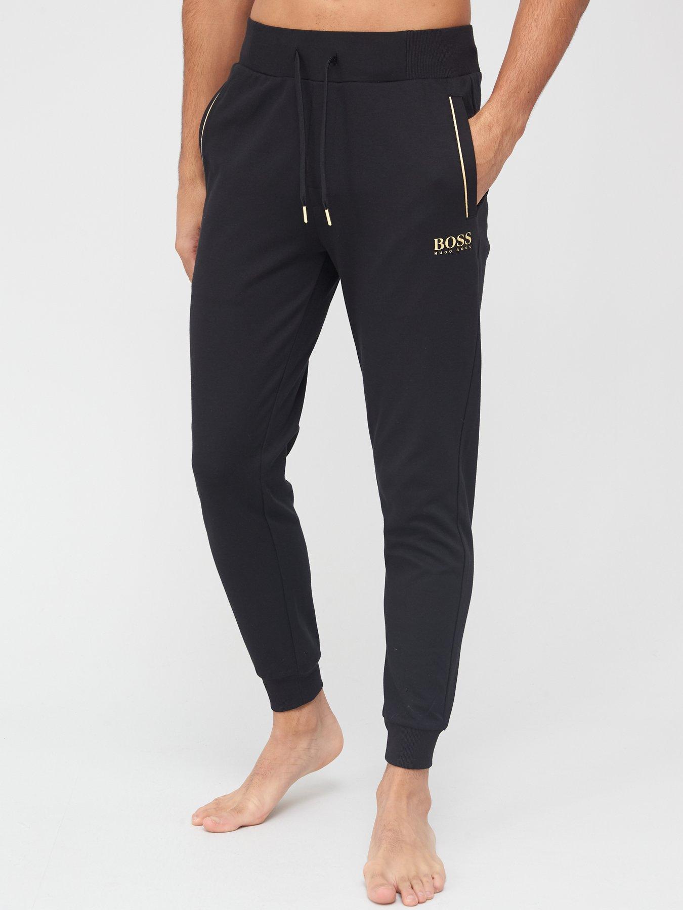 boss bodywear logo tracksuit black