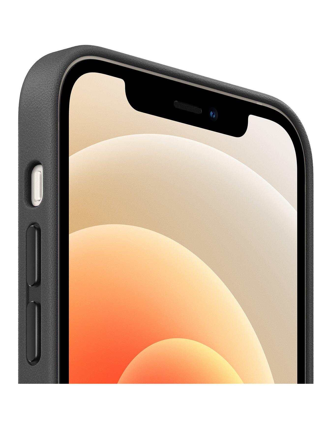 Apple Iphone 12 Mini Leather Case With Magsafe Black Very Co Uk