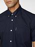 ben-sherman-short-sleeve-signature-oxford-shirt-navyback