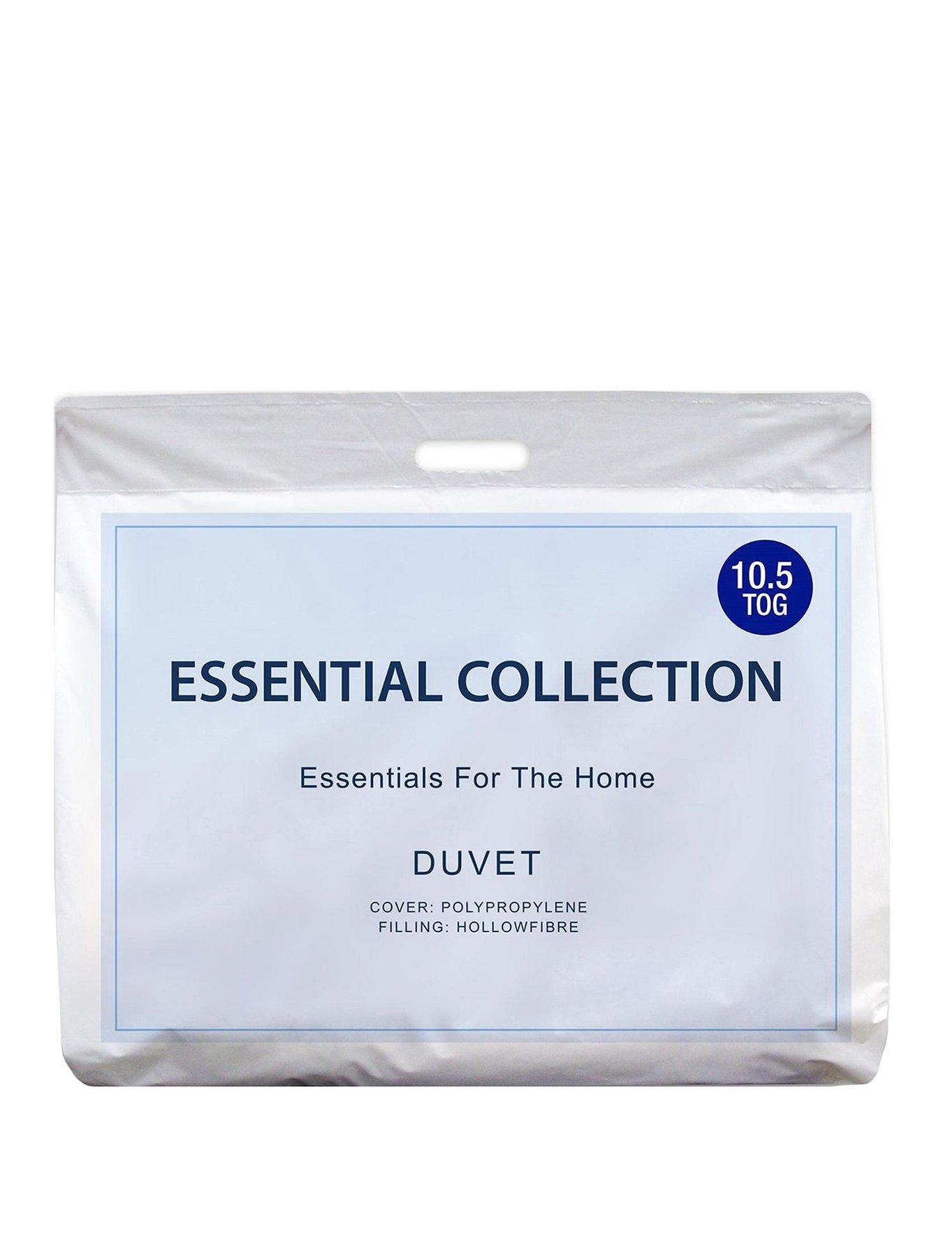The Very Collection Essentials 10.5 Tog Duvet - White