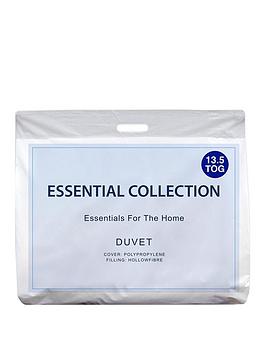 Product photograph of Everyday Essentials 13 5 Tog Duvet - White from very.co.uk