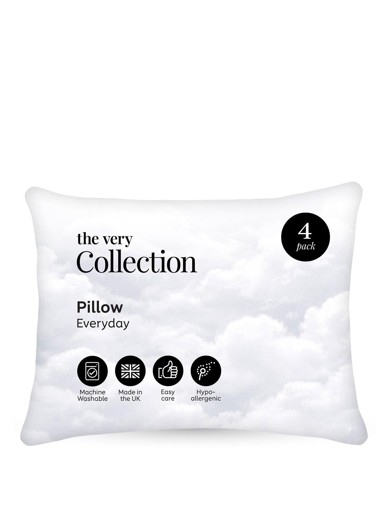 Image 2 of 2 of The Very Collection Essentials Pack of 4 Pillows - White