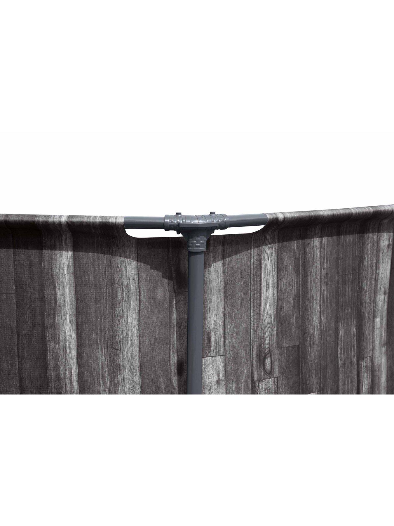 Image 2 of 5 of Bestway 12FT Wood Effect Steel Pro MAX Pool Set