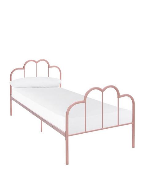 boho-style-kids-bed-pink