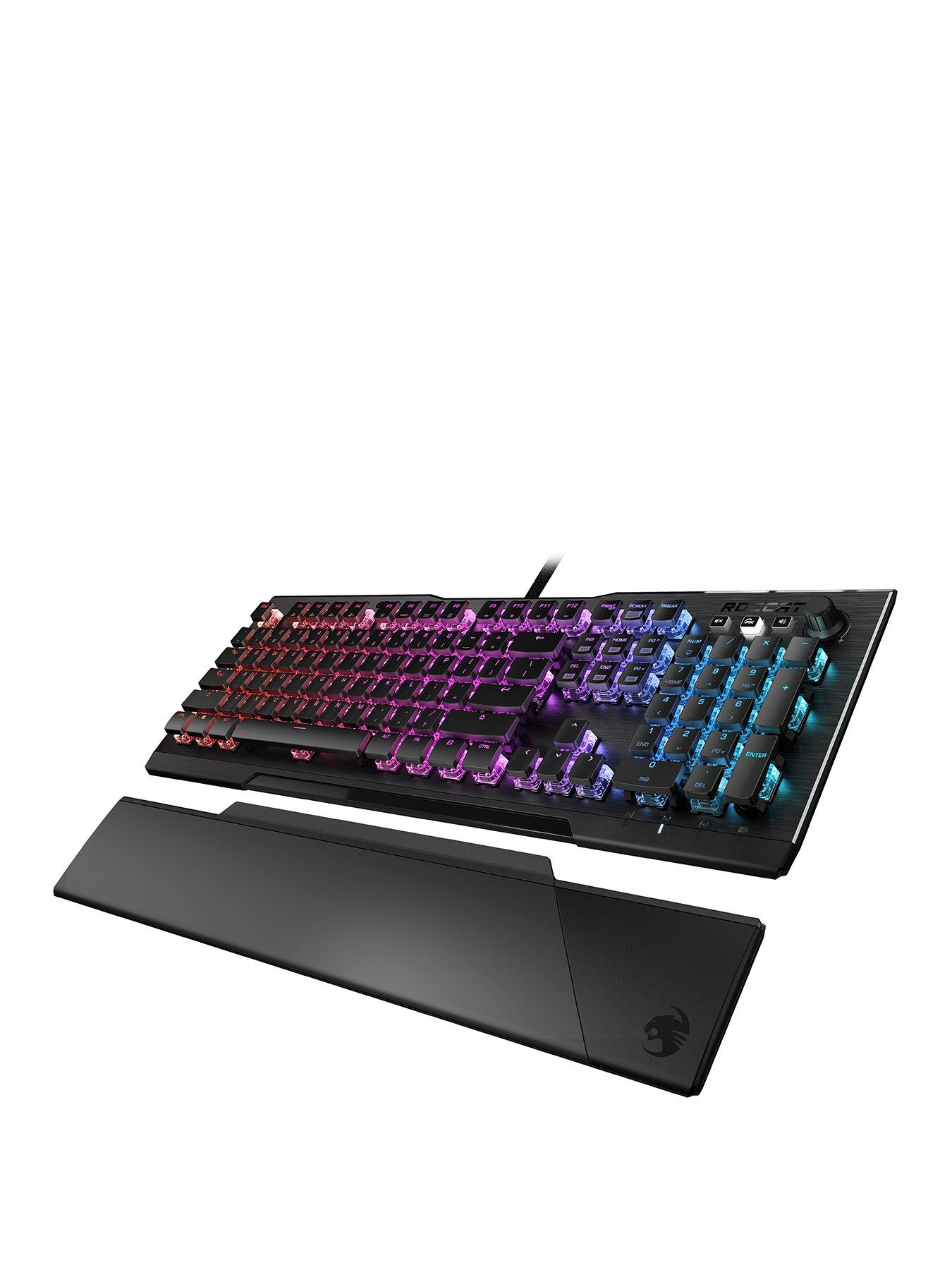 Roccat Vulcan 1 Aimo Rgb Mechanical Gaming Keyboard Tactile Uk Layout Very Co Uk