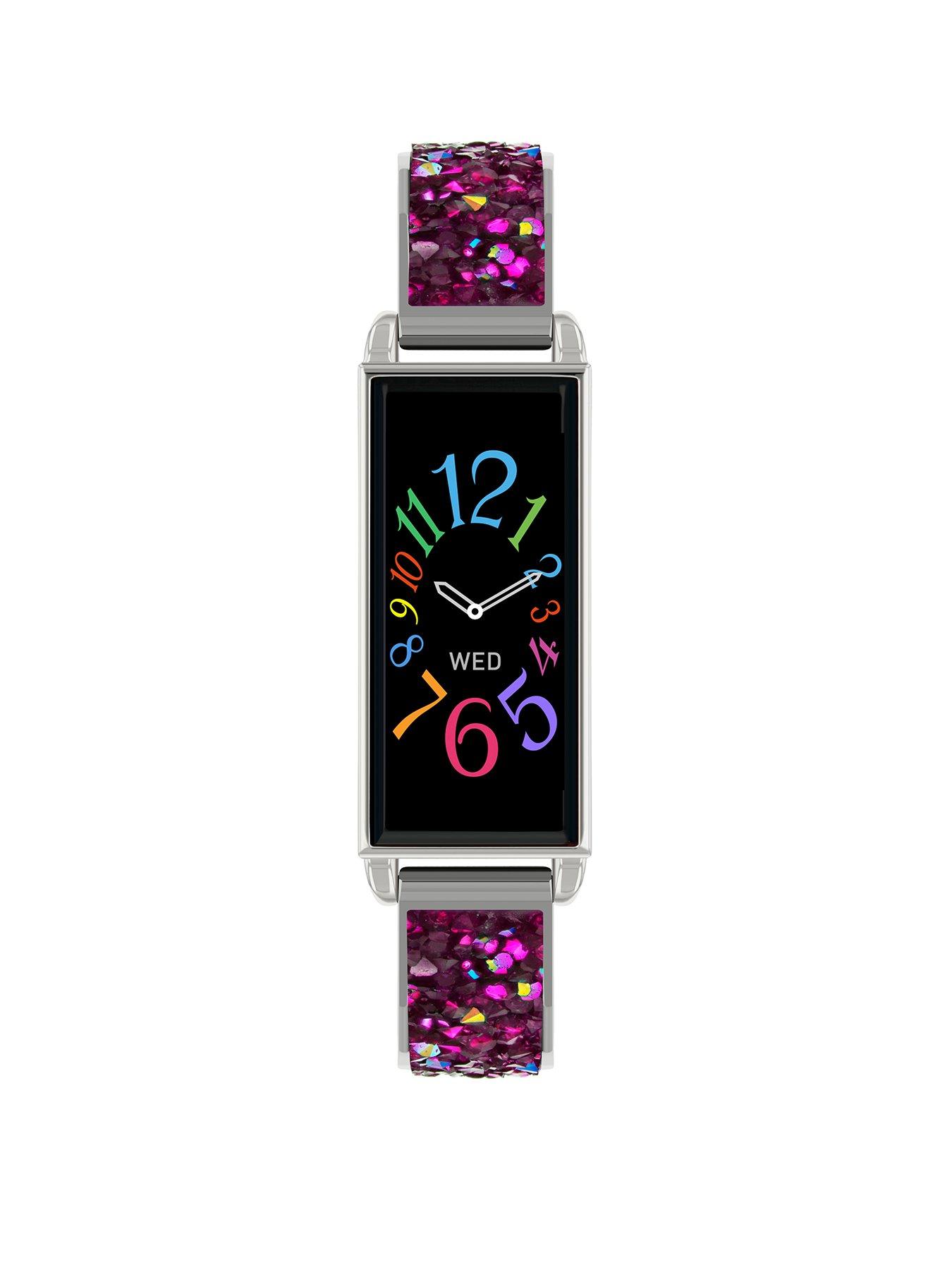  Reflex Active Series 2 Smart Watch with Colour Touch Screen and Pink Crystal Rocks Strap