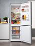  image of hoover-h-fridge-500-hfdg-6182mann-7030-fridge-freezer-with-total-no-frost--nbspgraphite-glass