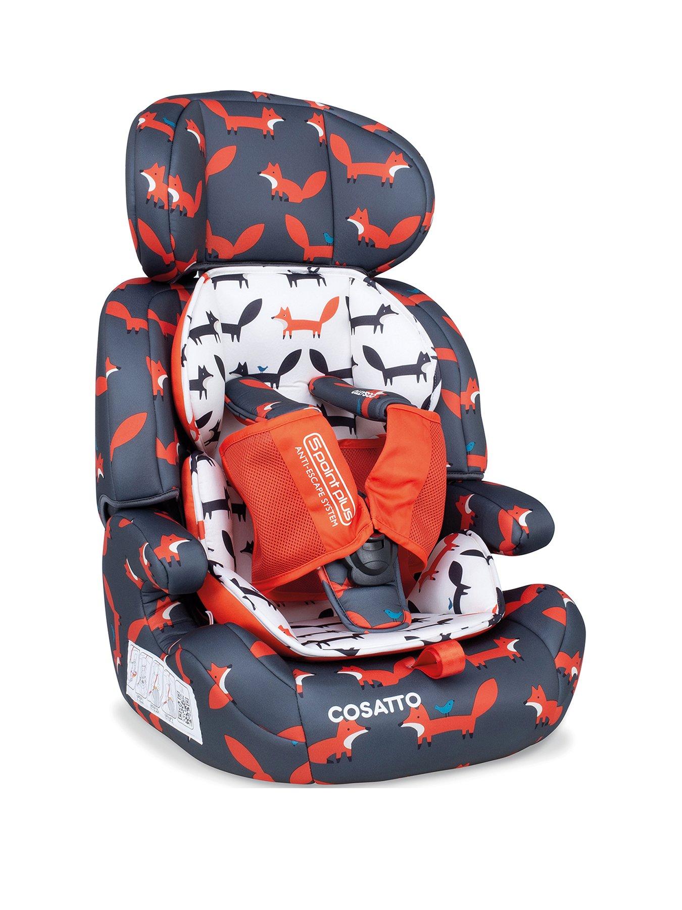 Image 2 of 5 of Cosatto Zoomi Group 123 Car Seat - Charcoal Mister Fox