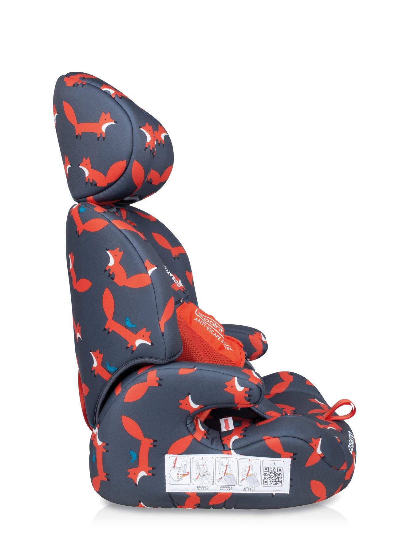 Image 4 of 5 of Cosatto Zoomi Group 123 Car Seat - Charcoal Mister Fox