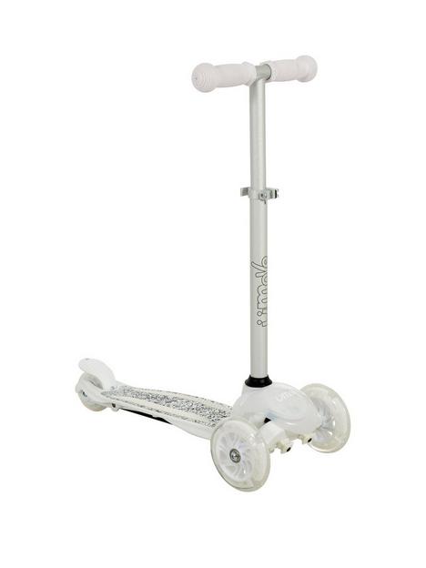 u-move-mini-flex-glitter-tilt-scooter-white