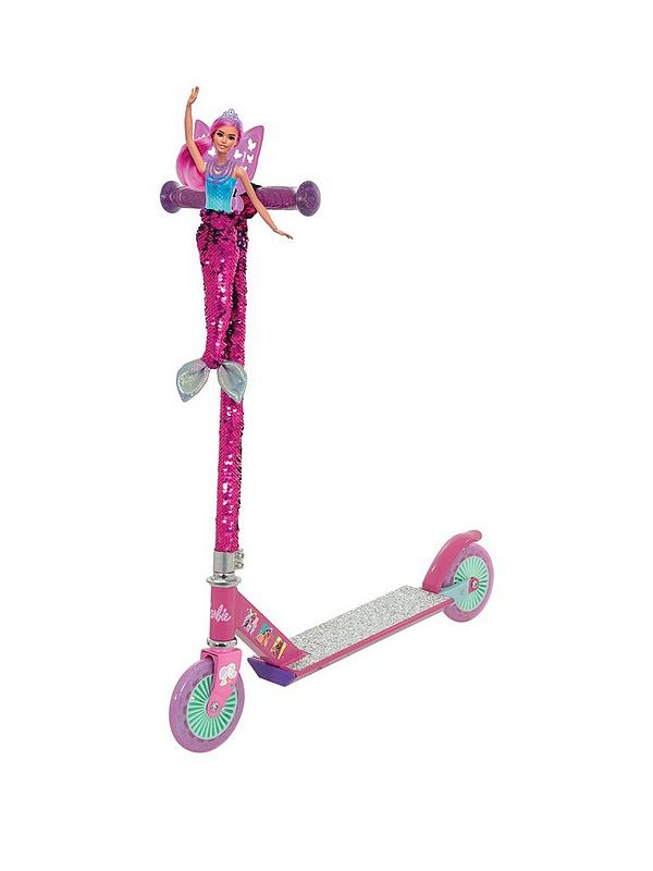 Image 2 of 4 of Barbie Fixed Inline Mermaid Scooter