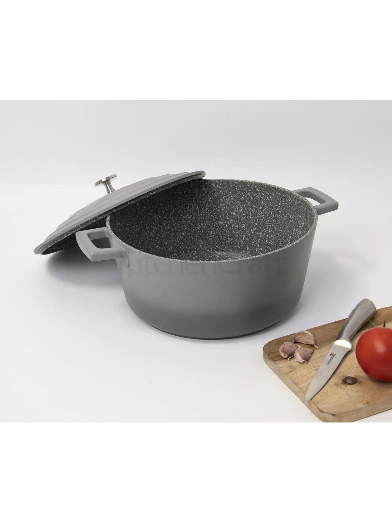 Image 2 of 3 of MasterClass Lightweight Cast Aluminium 5 Litre Casserole Dish - Grey Ombre