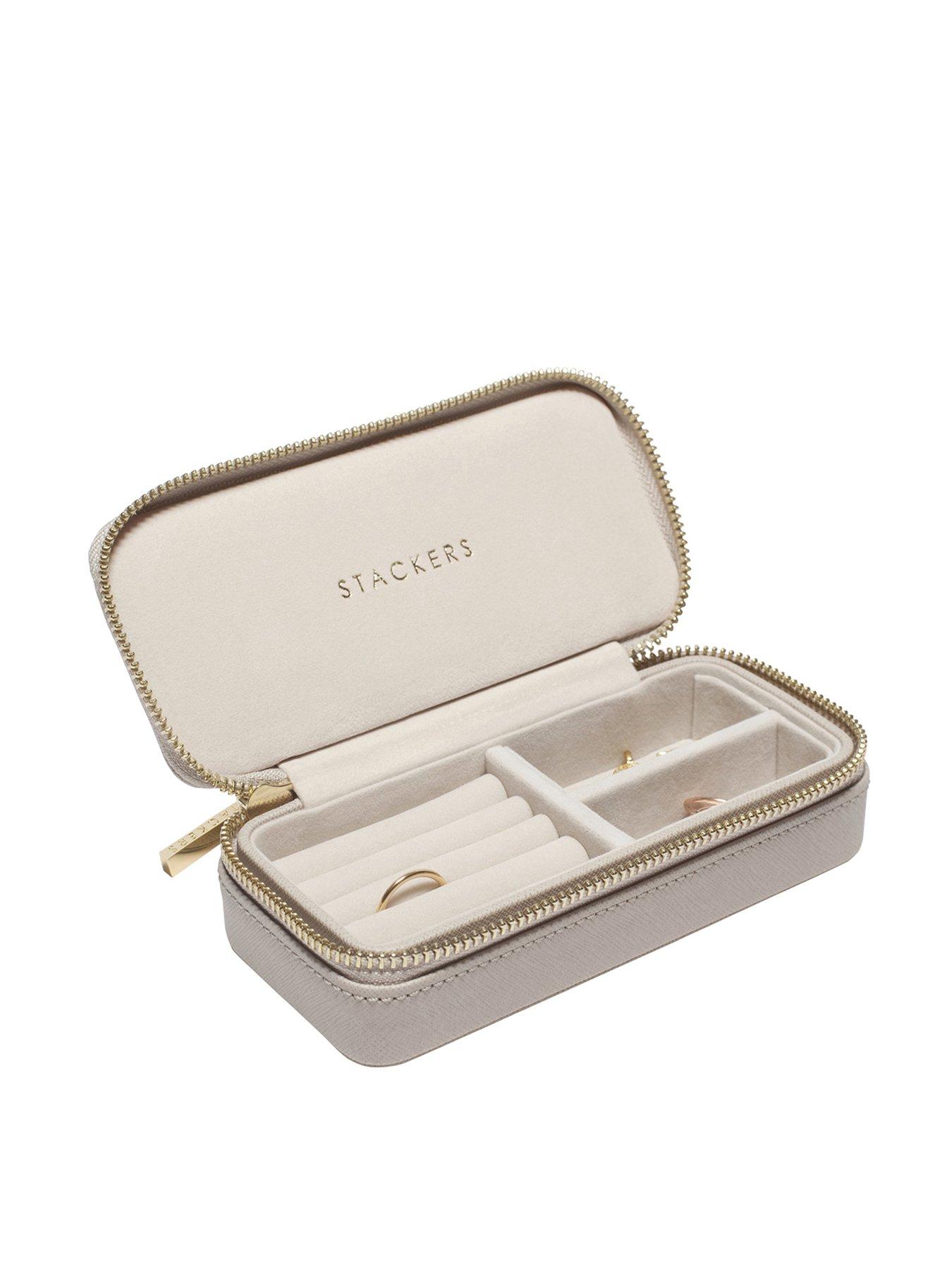 Stackers Medium Travel Box Taupe Very