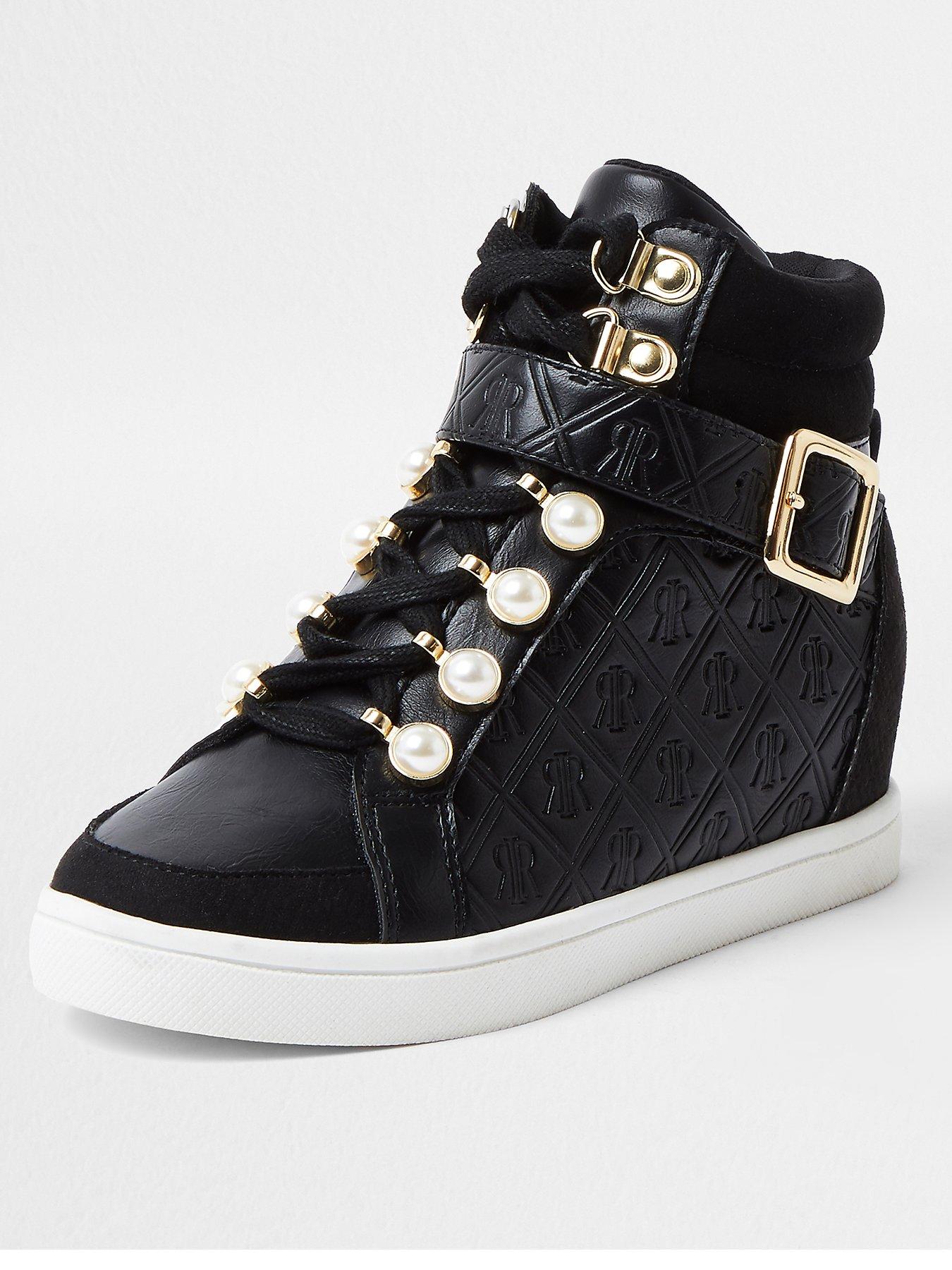 river island high top trainers
