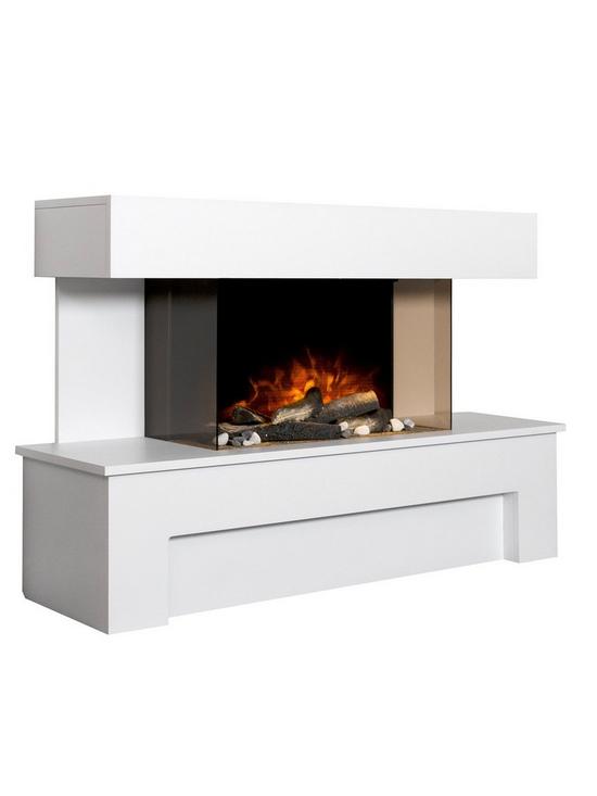 stillFront image of adam-fires-fireplaces-havana-white-electric-suite-with-remote
