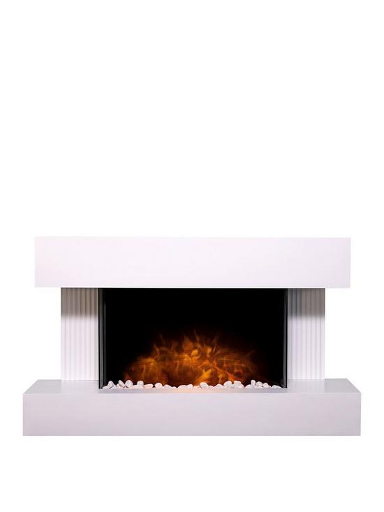 front image of adam-fires-fireplaces-manola-white-electric-wall-suite-with-remote